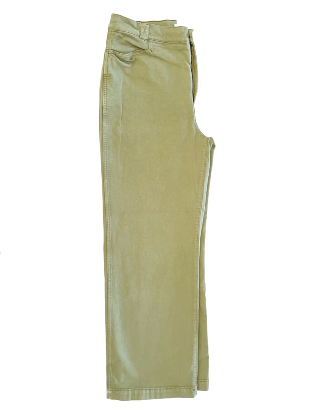 Madewell Emmett Wide-Leg Pants Sage Green Size 32